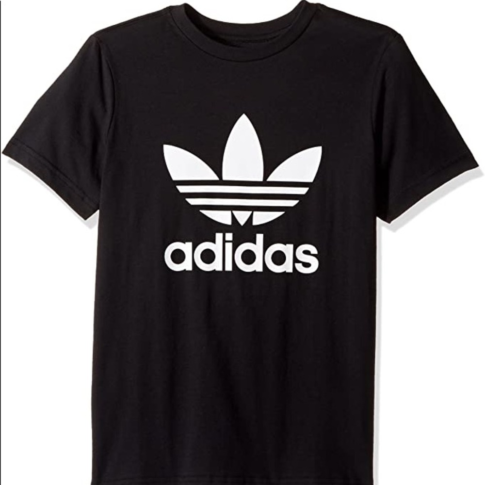 Adidas Black Original Trefoil Tee